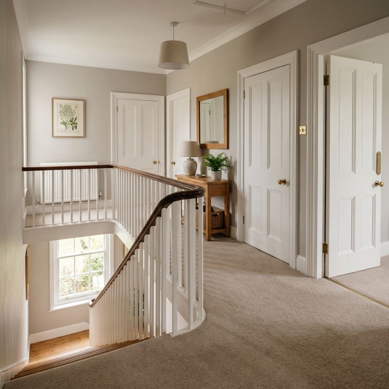 Carpeted landings